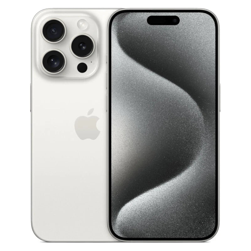 Apple iPhone 15 Pro Max featuring USB-C charging port, premium titanium frame and water-resistant design.