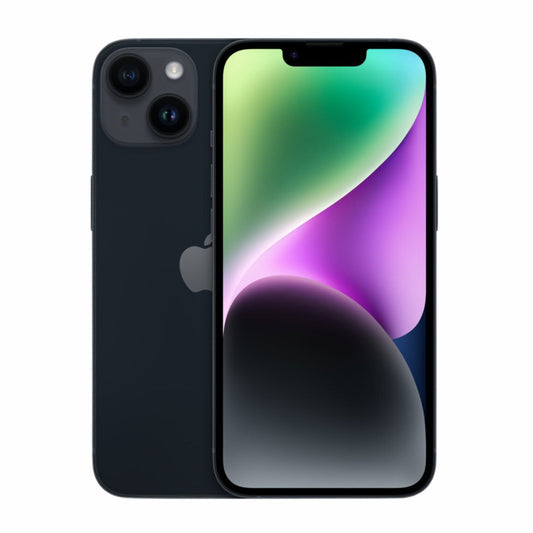 Black iPhone 14 256GB Unlocked – Front and Back View