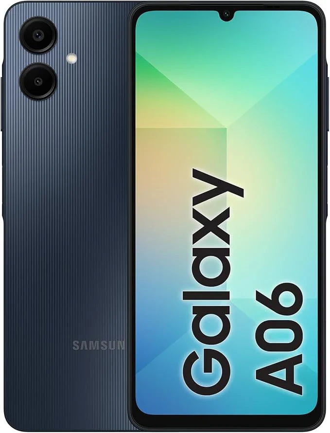 Samsung Galaxy A06 64GB refurbished unlocked UK – Blue Yellow Black