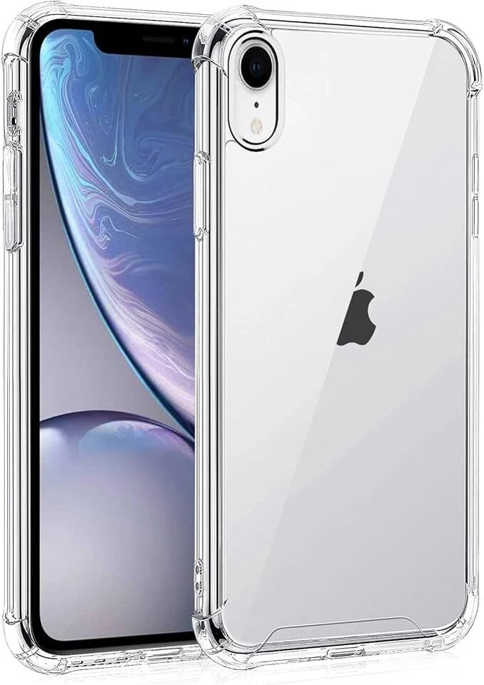 Shockproof Transparent iPhone Cover – Slim Silicone Protective Case