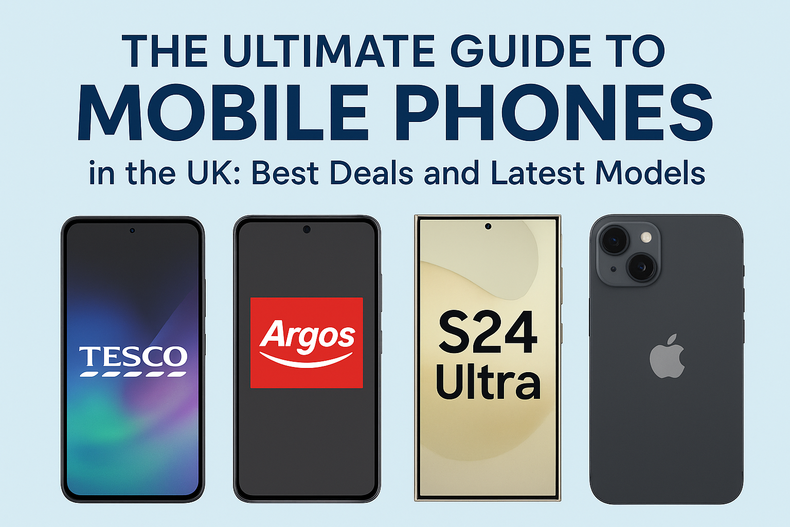 Mobile Phones UK: Tesco, Argos, Samsung S24 Ultra, Apple AirPods & Google Pixel