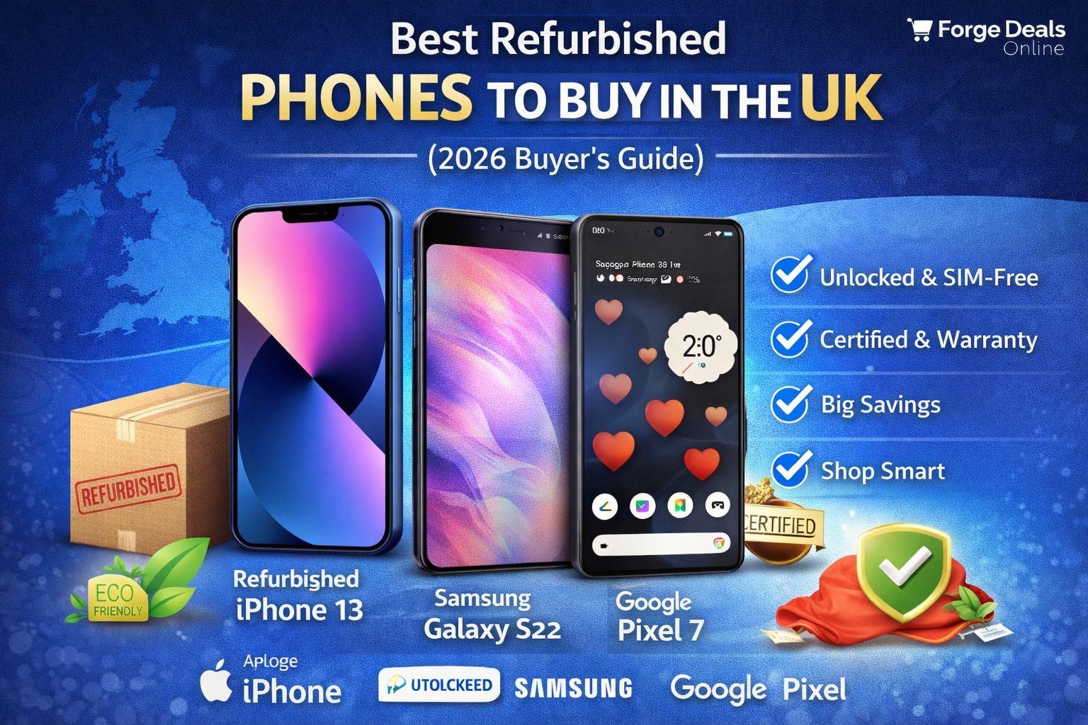 Best Refurbished Phones in the UK (2026) | Save Big – Forge Deals