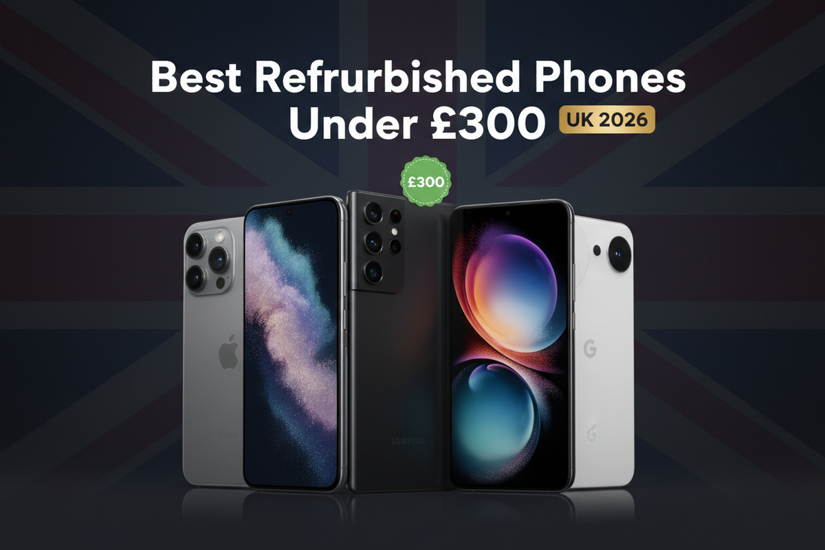 Best Refurbished Phones Under £300 UK 2026: The Best iPhones, Samsung & Pixel Deals