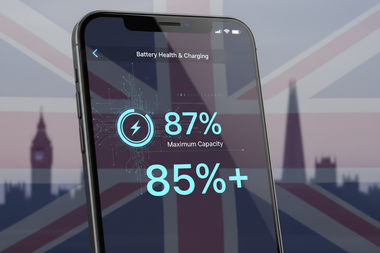 Refurbished iPhone Battery Health UK: What 85%+ Really Means in 2026