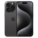 Apple iPhone 15 Pro Max 6.7-inch OLED display in like-new condition, factory unlocked 5G smartphone with titanium design and A17 Pro chip.