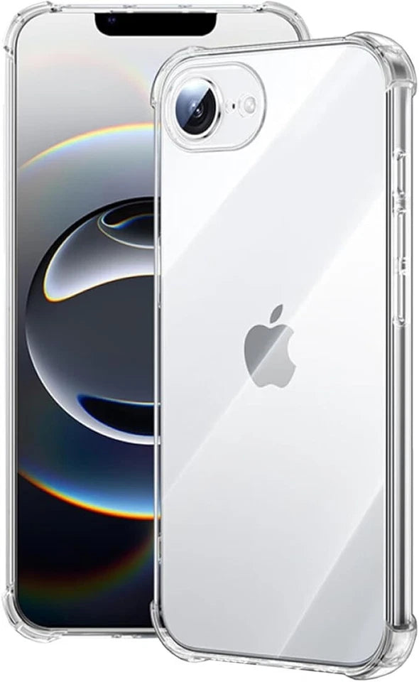 Transparent iPhone Cover – Slim Shockproof Silicone Protective Case