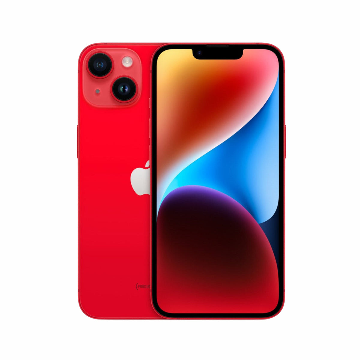 Red iPhone 14 256GB Unlocked – Front and Back Design
