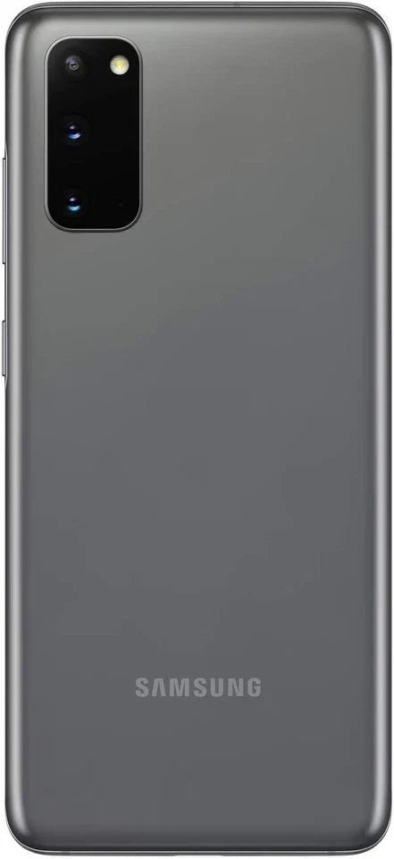 Samsung Galaxy S20 5G 128GB refurbished unlocked UK – Gray rear view
