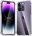 Full Protection Clear Case for iPhone – Shockproof Transparent Silicone
