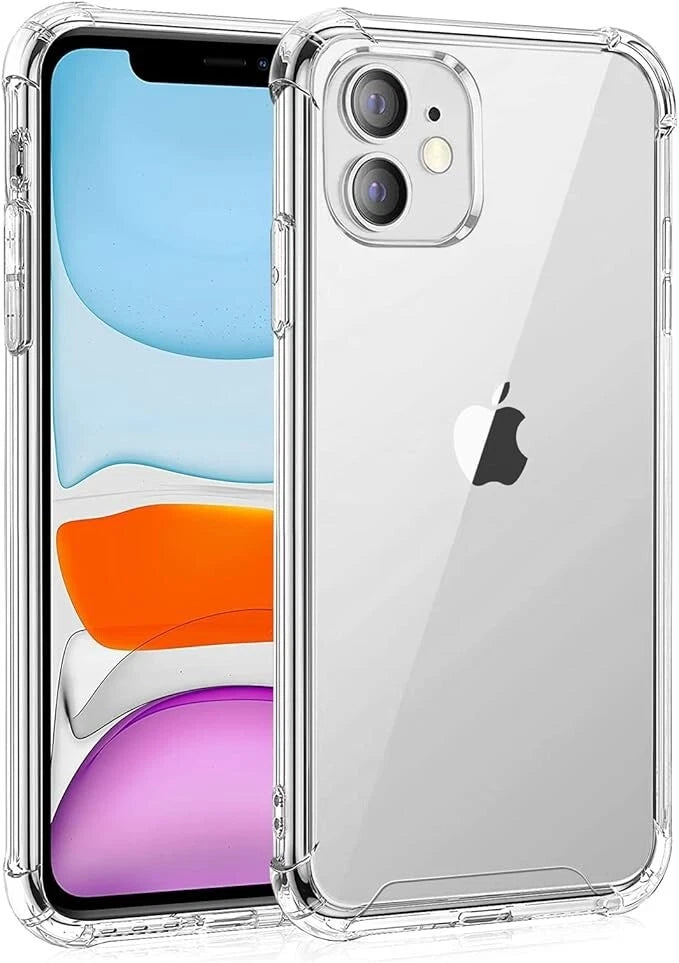 Clear Shockproof Silicone Case for iPhone 15 Pro Max – Slim Transparent Cover UK