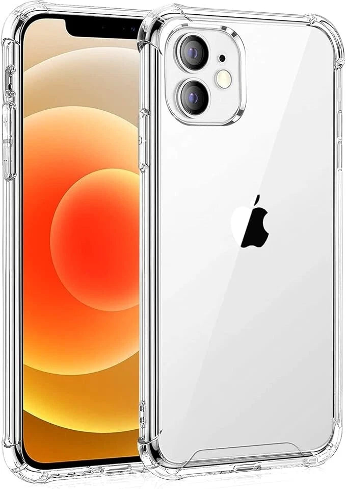 Slim Clear iPhone Case with Shockproof Anti-Scratch Protection