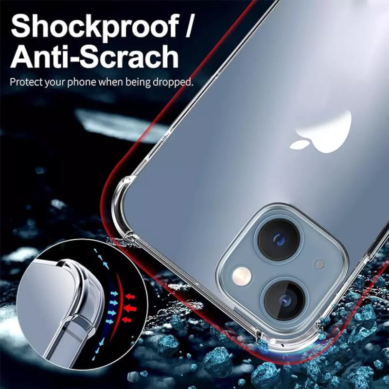 Shockproof Transparent Case for iPhone XR/XS – Slim Anti-Scratch Protection